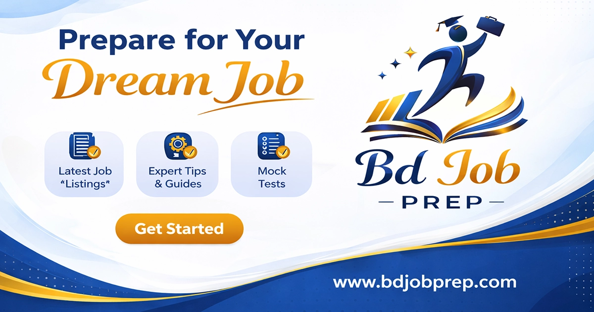 BdJobPrep Social Media Banner